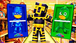 COMPRÉ LOS JUGUETES DE PJ MASKS EN MINECRAFT 😱