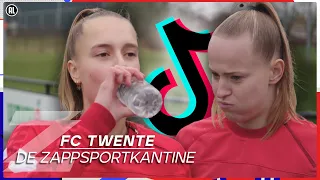 EEN HEFTIGE TIKTOKCHALLENGE DOEN!🤯 | De ZappsportKantine - FC Twente