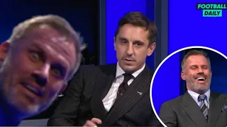 Jamie Carragher’s Reaction To Gary Neville Naming Paul Pogba As 2021 'Player To Watch' Is Priceless