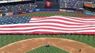 WSH@NYM: Whiptones sing the national anthem