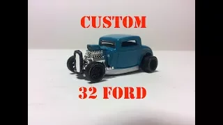 Custom Hotwheels 32 Ford Start to Finish