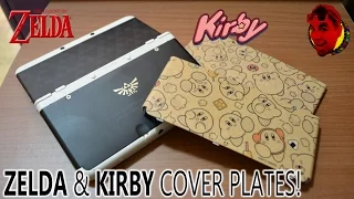 New Nintendo 3DS Cover Plates: Matte Zelda & Kirby Face Plates (HOW TO INSTALL)