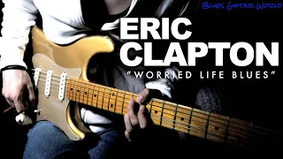 6 useful Blues licks from Eric Clapton “Worried Life Blues” (24 Nights) Intro Solo | Guitar Lesson