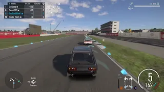 Fighting over 8th place in an E-Class lobby (Forza Motorsport)