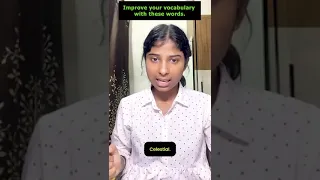 Improve Your Vocabulary using these words #shorts Learn English with Janhavi Panwar