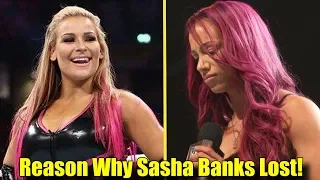 Real Reason Why Natalya Won Against Sasha Banks! - Winner Faces Ronda Rousey For The Title!