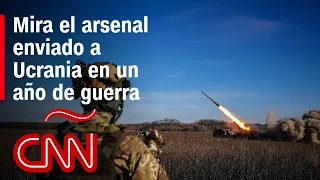 Estas son las armas que EE.UU. y sus aliados enviaron a Ucrania en un año de guerra