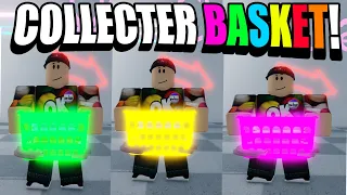 Unlocking COLLECTER BASKET in LAUNDRY SIMULATOR! (Roblox)