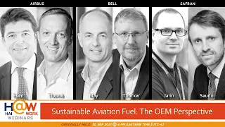 HAI@Work: Sustainable Aviation Fuel: The OEM Perspective