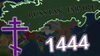 What if Russian Empire Existed in 1444 - EU4 Timelapse