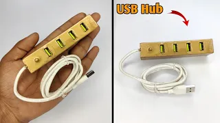 How To Make Multiple Usb Port At Home | Usb Hub | How To Make Usb Hub At Home | Multiple Usb Port