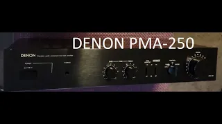 Denon PMA-250. Przegląd i szybka naprawa.