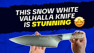 We Unbox This SNOW WHITE Valhalla Chef Knife | Dalstrong | Kitchen Knife