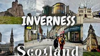 INVERNESS,Scotland. City centre walking Tour.Scottish Highlands