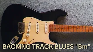 Backing track blues in Bm