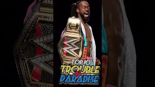 #shorts Top 10 Trouble In Paradise #wwe #kofikingston #troubleinparadise