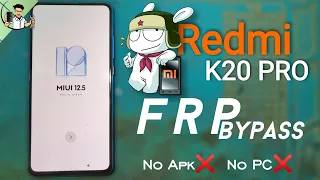 Redmi K20 Pro FRP Bypass (MIUI 12.5) AV-11 Without APK install and Without PC | Service Mobile Life