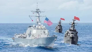 Tension : China Send MILITARY TOWARD U.S. NAVY Challenge at South China Sea