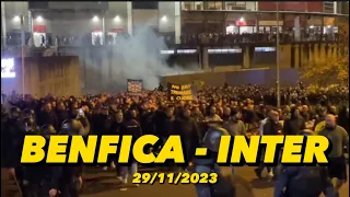 Benfica-INTER Highlights Ultras Cam Champions League 29/11/2023