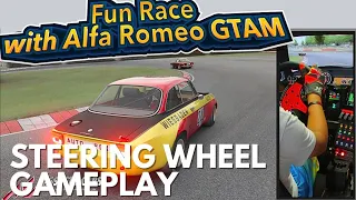 This game is AWESOME! Alpha Romeo GT @nordschleife - Assetto Corsa - Steering Wheel Gameplay