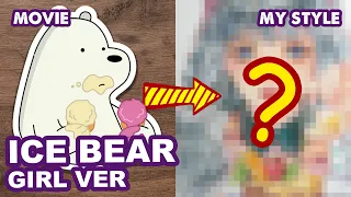 [Engsub] WE BARE BEARS | Ice Bear Turn Into Sweet Girl??? Huta Chan