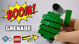 LEGO grenade ( REAL SIZE ) - Tutorial [ don't explode ]