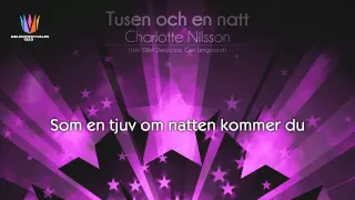 [1999] Charlotte Nilsson - "Tusen och en natt" [Instrumental version]