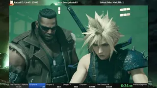 Final Fantasy VII Remake Hard Mode Speedrun PB 05:44:16