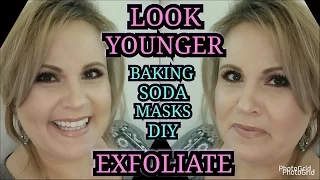 LOOK YOUNGER Try Baking Soda Exfoliating Masks Anti-Aging for Mature Skin DIY | OVER 40 SKINCARE