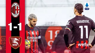 Giroud scores but it's a draw | AC Milan 1-1 Salernitana | Highlights Serie A