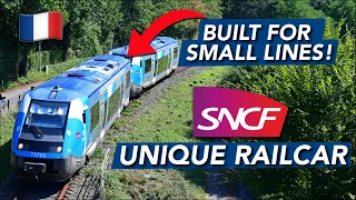 Across Rural Picturesque France with SNCF's smallest train,  the X73500