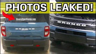 Photos Leaked: 2021 Ford Bronco Sport & 2021 Ford Bronco