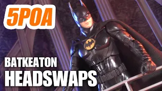 MICHAEL KEATON HEAD SWAPS! McFarlane Toys DC Multiverse The Flash 2023 Batman Action Figure Review