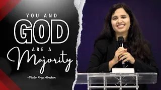 You and God are a majority (Excerpt) | Pastor Priya Abraham | 09th July 2023