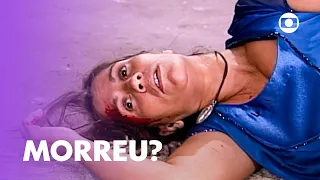 Por amor! Joana leva tiro para proteger Batista e é gravemente ferida! | O Cravo e a Rosa | TV Globo