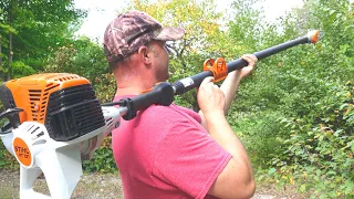 Stihl HT 131 Pole Pruner Chainsaw Review & Real Life Demo