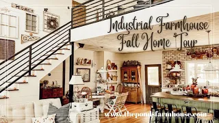 Industrial Farmhouse Fall Tour - Budget-Friendly Decorating Tips