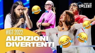 LOL! 🤣 I talenti più DIVERTENTI di Italia's Got Talent 2022