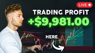 LIVE CRYPTO TRADING - How To Profit $9,981 In a Week | 10x Strategy
