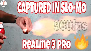 Realme 3 Pro slow motion video 960fps