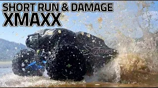 TRAXXAS X MAXX 8S SHORT WATER BASHING AND DAMAGE