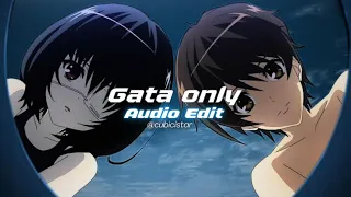 Gata only (tiktok remix) - floyymenor, ft. cris mj  ｢Edit Audio」