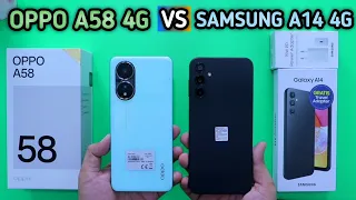 MIRING HABIS ! OPPO A58 4G VS  SAMSUNG A14 4G