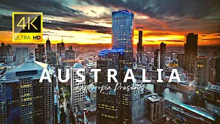 Flying Over Cities of Australia 🇦🇺 in 4K ULTRA HD 60 FPS
