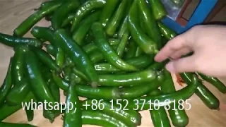 9 cm fresh hot pepper tail removing machine