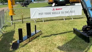 SANY Electric Mini Excavator Challenge at Plantworx 2023