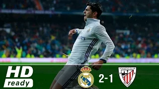 Real Madrid vs Athletic Bilbao 2-1 RESUMEN GOLES 2016