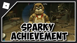 HOW TO GET SPARKY ACHIEVEMENT BADGE in FNAF TPRR | How to get CINEMATIC SPARKY MORPH in FNAF TPRR