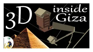 Giza Complex dimensions (Great Pyramid measurements, Secrets of the Egyptian Pyramids, 3D tour)