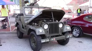 Restored 1953 Willys M38A1 Jeep, Trailer & Guns.